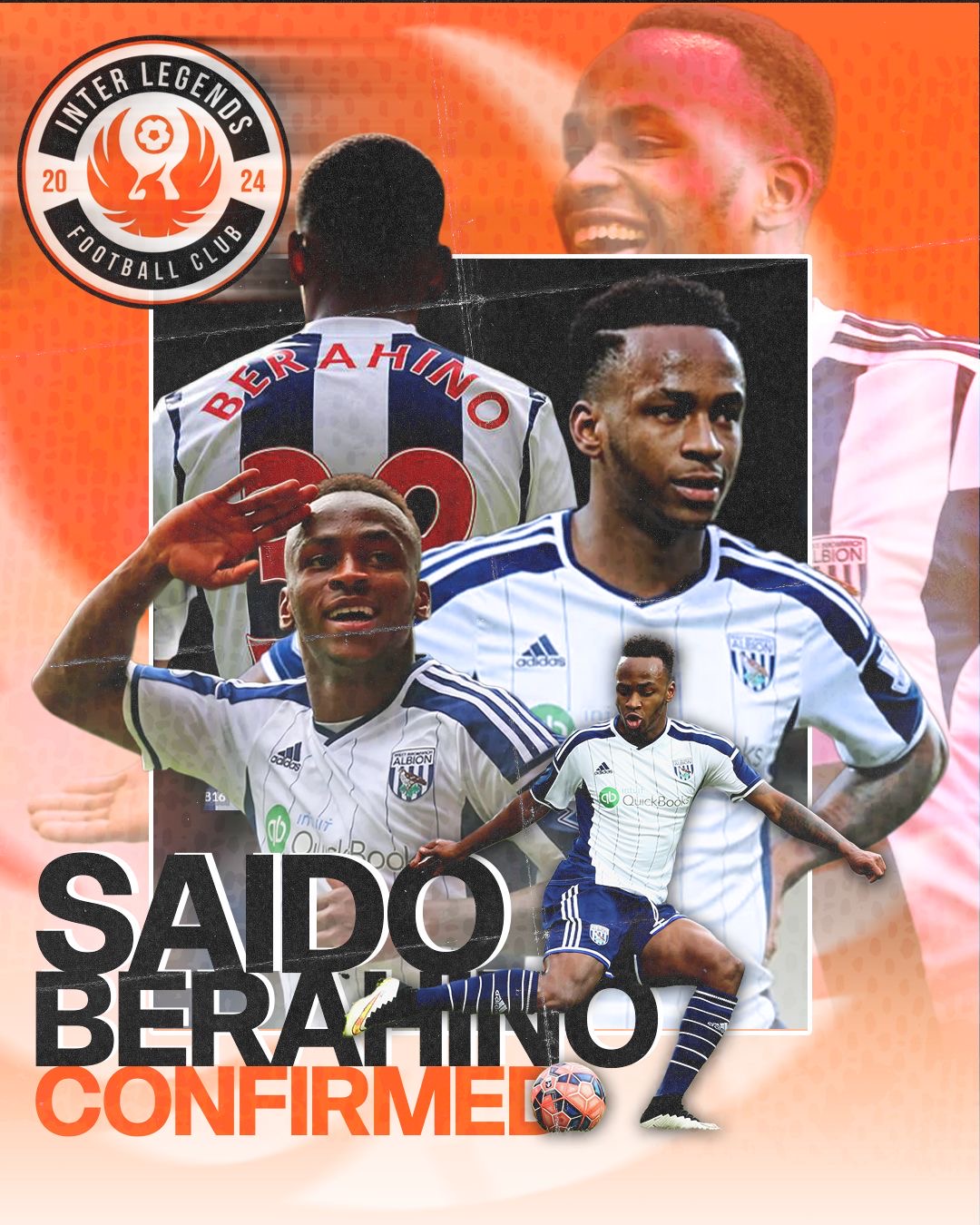 Inter Legends Sign Former Premier League Star Saido Berahino