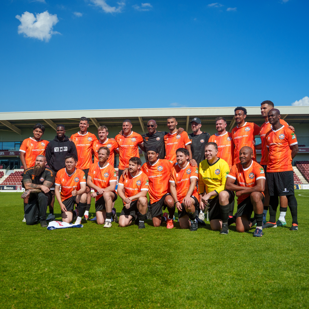 Match Report: Inter Legends FC 6–3 David Bentley XI | Sixfields Stadium Charity Football Match
