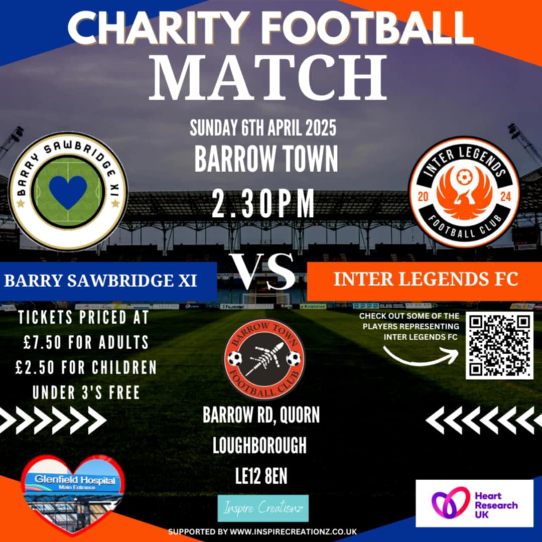 INTER LEGENDS FC VS BARRY SAWBRIDGE XI – Inter Legends FC