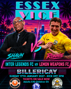 Inter Legends FC vs Lemon Weapons FC | Billericay | Sunday 17 January 2027
