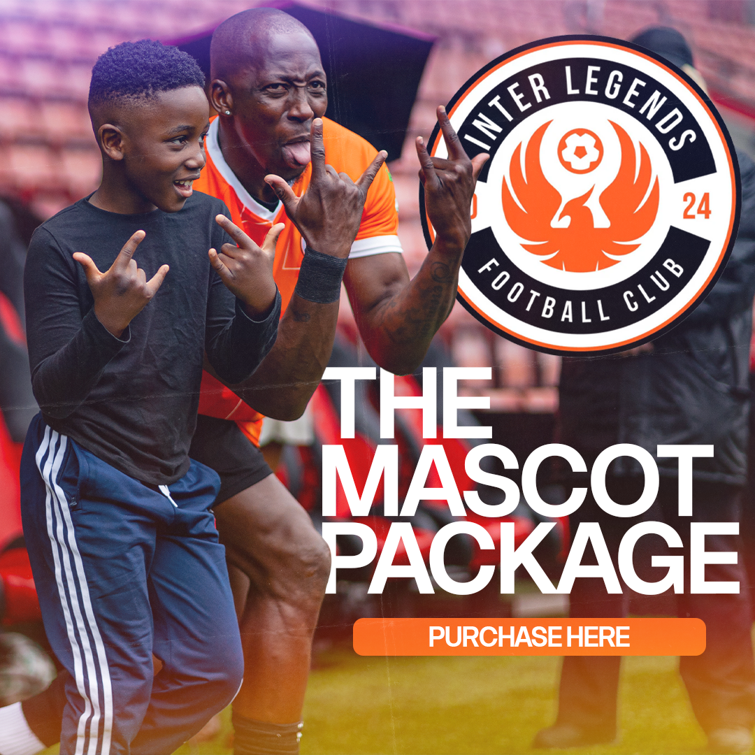 Inter Legends vs Peoples Pundit - Walsall FC - MASCOT PACAKGE - Inter Legends FC