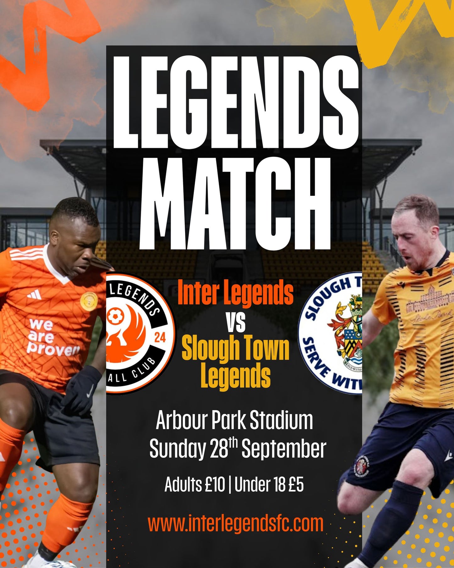 Inter Legends FC vs Slough Town Legends